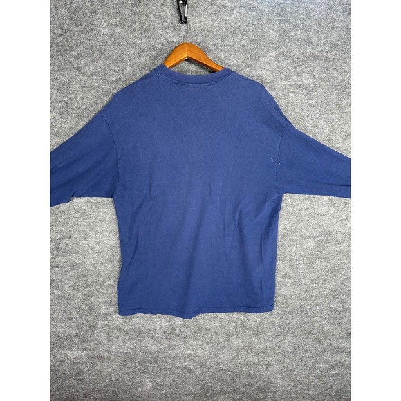 San Francisco Fire Dept Engine 43 Long Sleeve T-Shirt Mens XL Blue Hanes Beefy-T - Picture 11 of 15